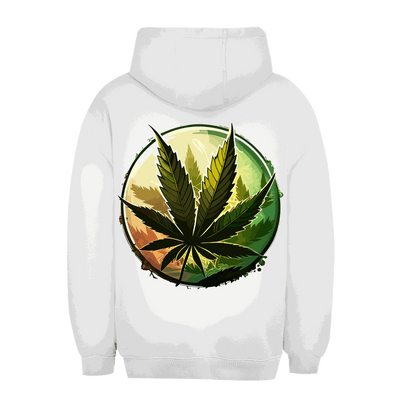 Unisex Oversize Hoodie - Weed Leaf Art Print | Division420®
