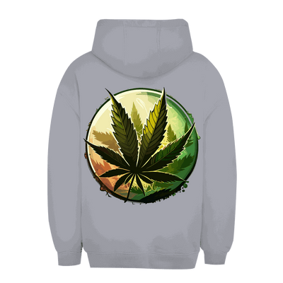 Unisex Oversize Hoodie - Weed Leaf Art Print | Division420®