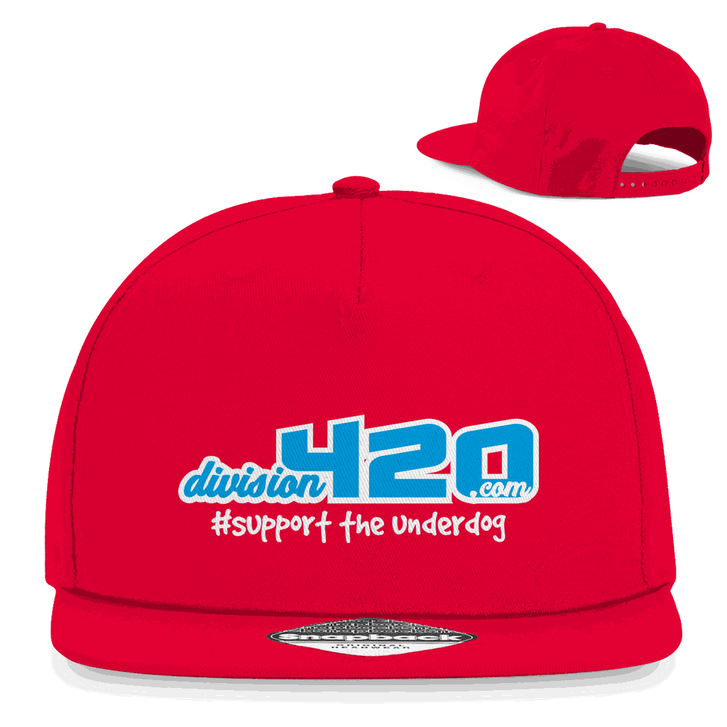 Snapback Rapper Cap D420 - Support the Underdog | Division420®