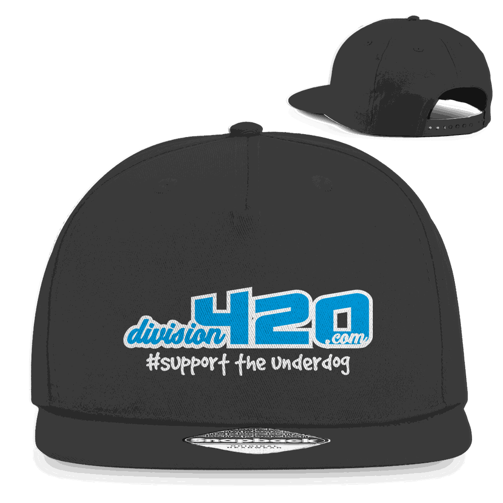Snapback Rapper Cap D420 - Support the Underdog | Division420®