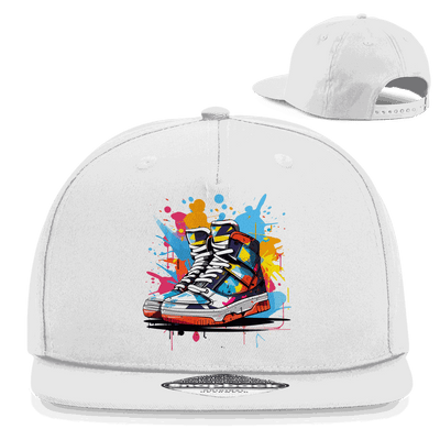 Division420 Snapback Cap aus Baumwoll-Twill mit flachem Schirm und Retro-Verschluss, urbaner Streetwear-Style