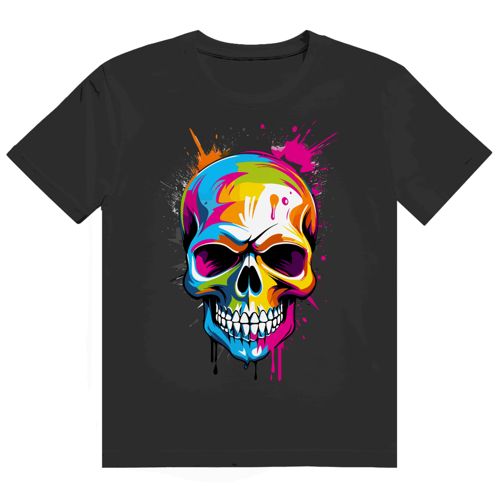Heavy Cotton T-Shirt - Skull Art | Division420®