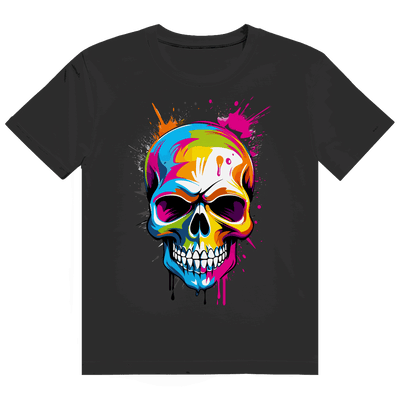 Heavy Cotton T-Shirt - Skull Art | Division420®