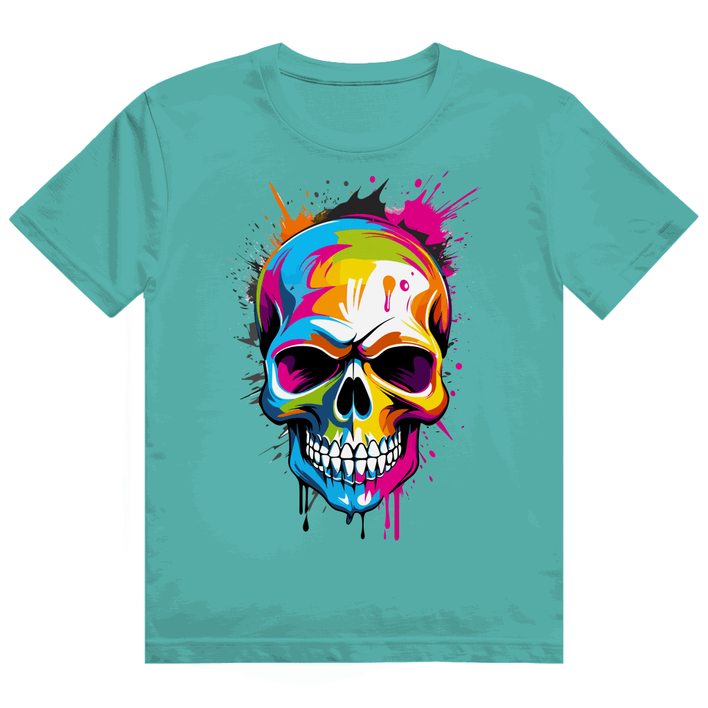 Heavy Cotton T-Shirt - Skull Art | Division420®