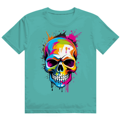 Heavy Cotton T-Shirt - Skull Art | Division420®
