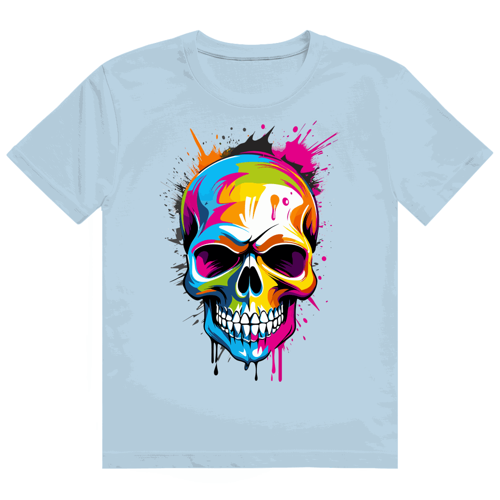 Heavy Cotton T-Shirt - Skull Art | Division420®