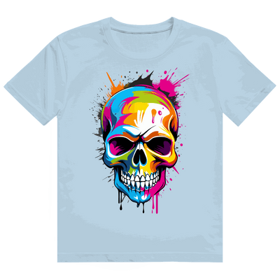 Heavy Cotton T-Shirt - Skull Art | Division420®