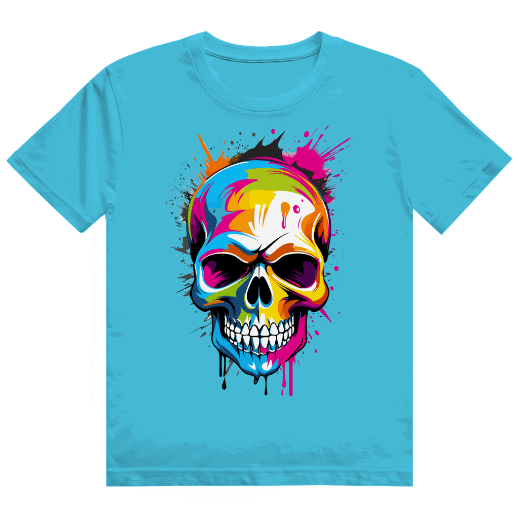 Heavy Cotton T-Shirt - Skull Art | Division420®