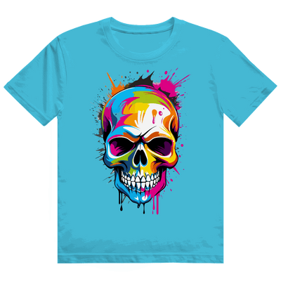 Heavy Cotton T-Shirt - Skull Art | Division420®