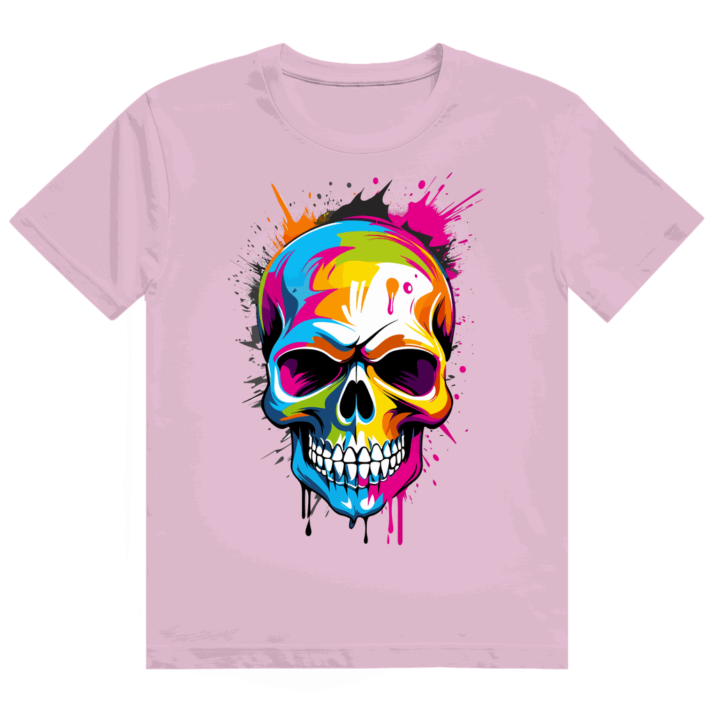 Heavy Cotton T-Shirt - Skull Art | Division420®