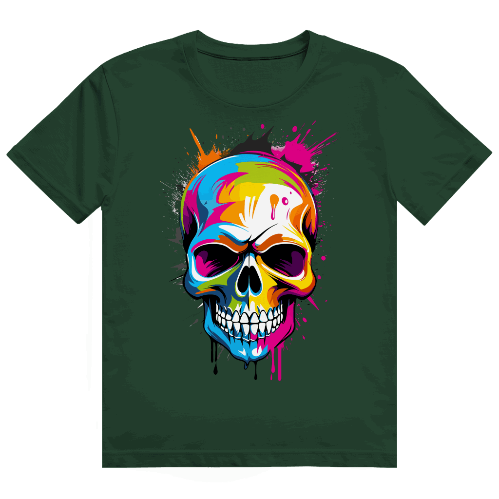 Heavy Cotton T-Shirt - Skull Art | Division420®