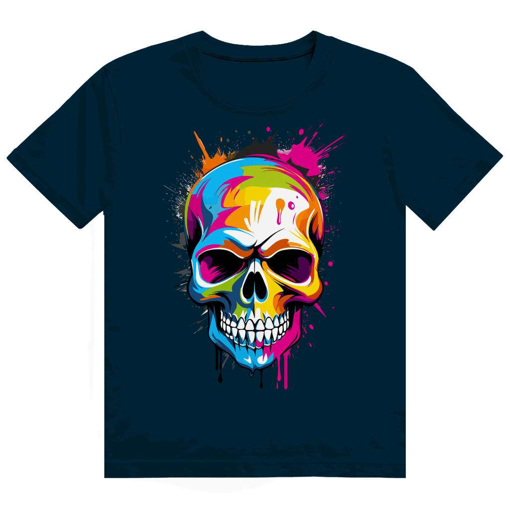 Heavy Cotton T-Shirt - Skull Art | Division420®