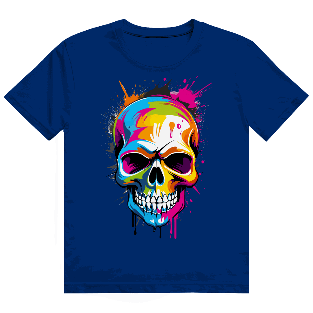 Heavy Cotton T-Shirt - Skull Art | Division420®