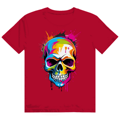 Heavy Cotton T-Shirt - Skull Art | Division420®