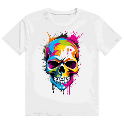 Heavy Cotton T-Shirt - Skull Art | Division420®