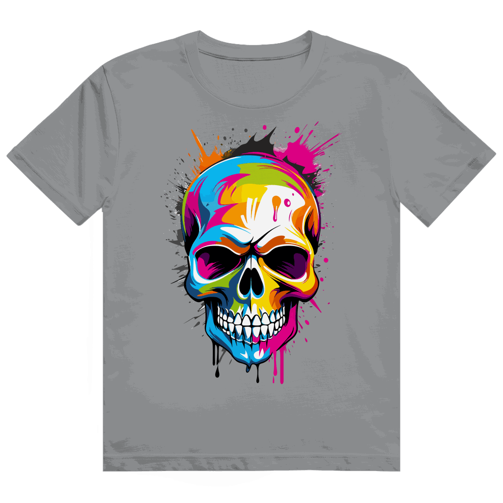 Divison420 Heavy Cotton T-Shirt mit Skull Art und nachhaltigem Design