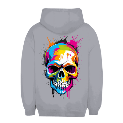 Unisex Oversize Hoodie von Division420 mit Totenkopf-Design und entspanntem urbanem Stil