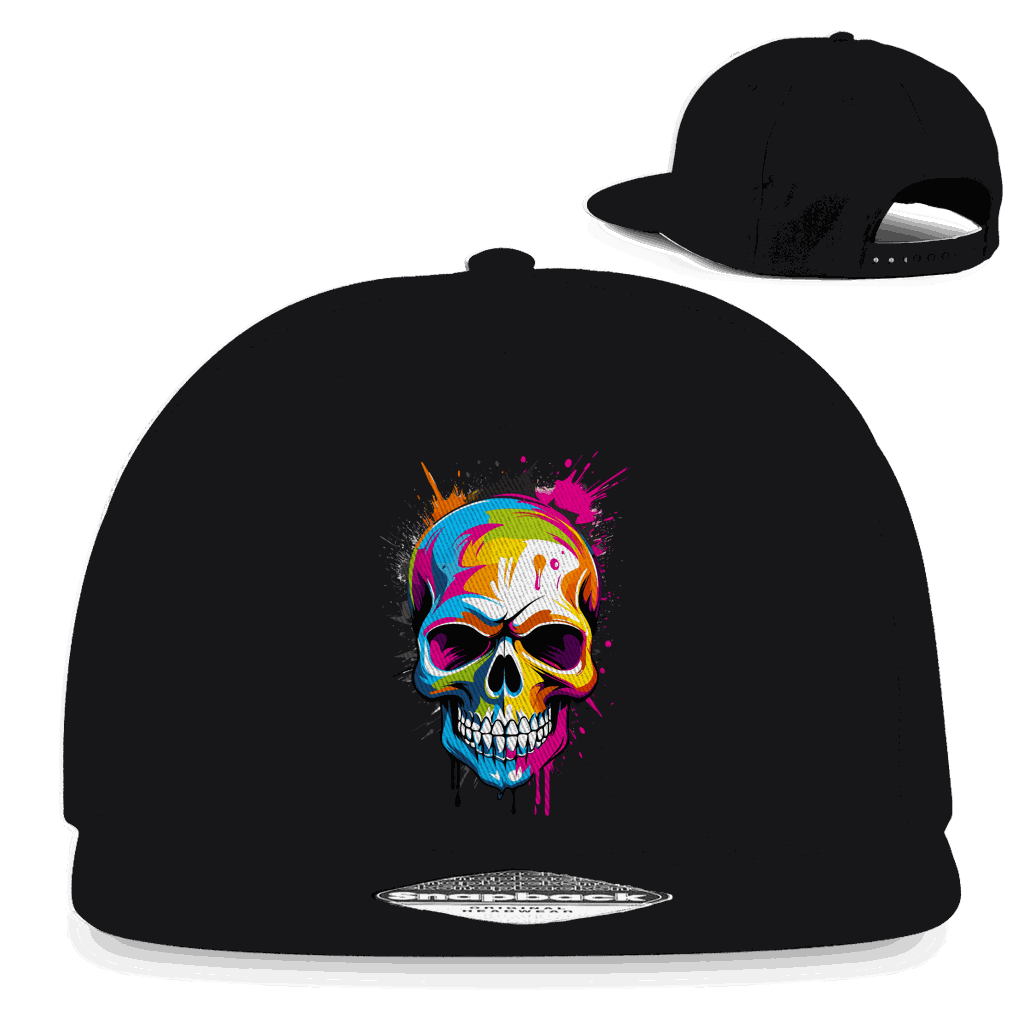 Snapback Rapper Cap - Skull Art | Division420®