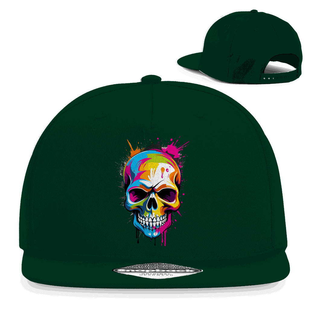 Snapback Rapper Cap - Skull Art | Division420®