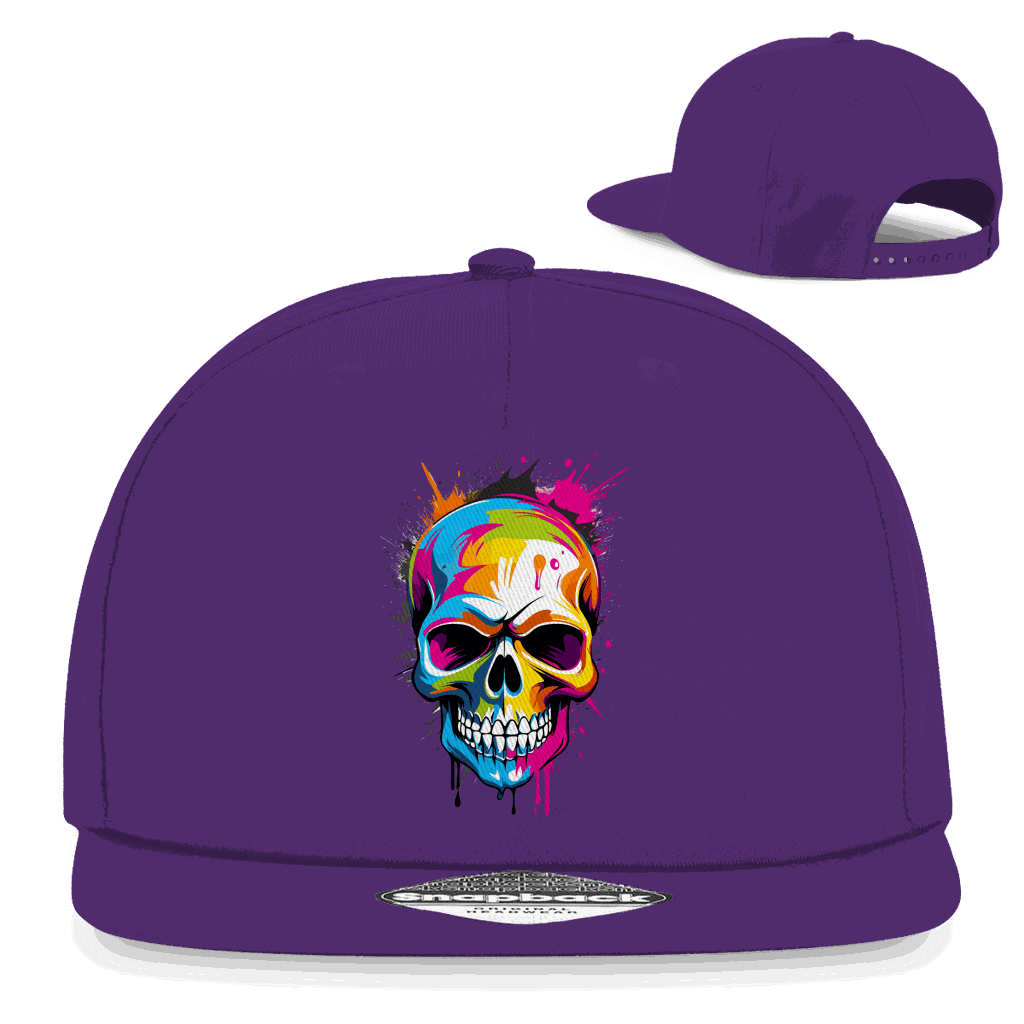 Snapback Rapper Cap - Skull Art | Division420®