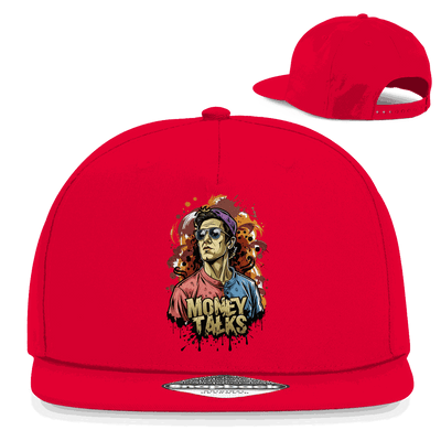 Division420 Snapback Cap Money Talks 5-panel cotton twill streetwear hat with flat brim and snapback closure