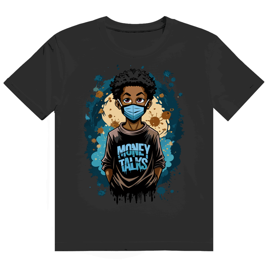 Heavy Cotton T-Shirt - Money Talks Art Print | Division420®