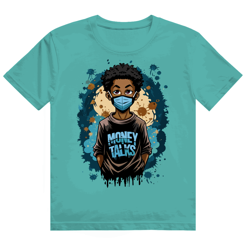 Heavy Cotton T-Shirt - Money Talks Art Print | Division420®