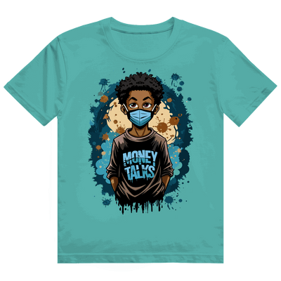 Heavy Cotton T-Shirt - Money Talks Art Print | Division420®
