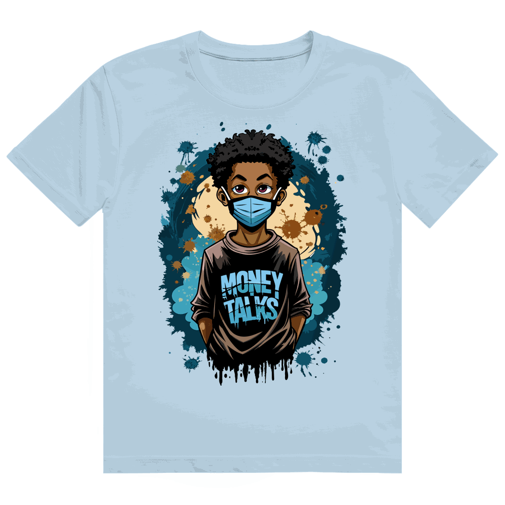 Heavy Cotton T-Shirt - Money Talks Art Print | Division420®