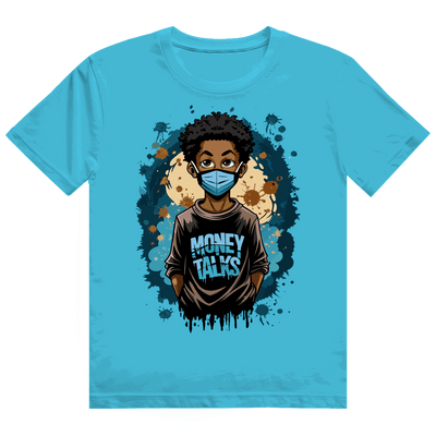 Heavy Cotton T-Shirt - Money Talks Art Print | Division420®