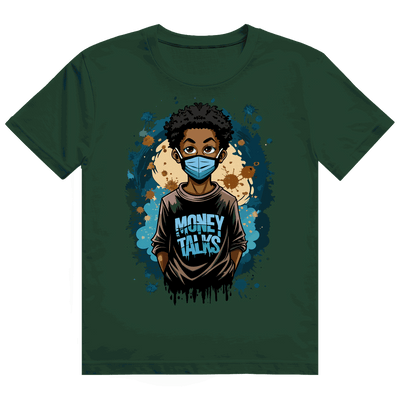 Heavy Cotton T-Shirt - Money Talks Art Print | Division420®