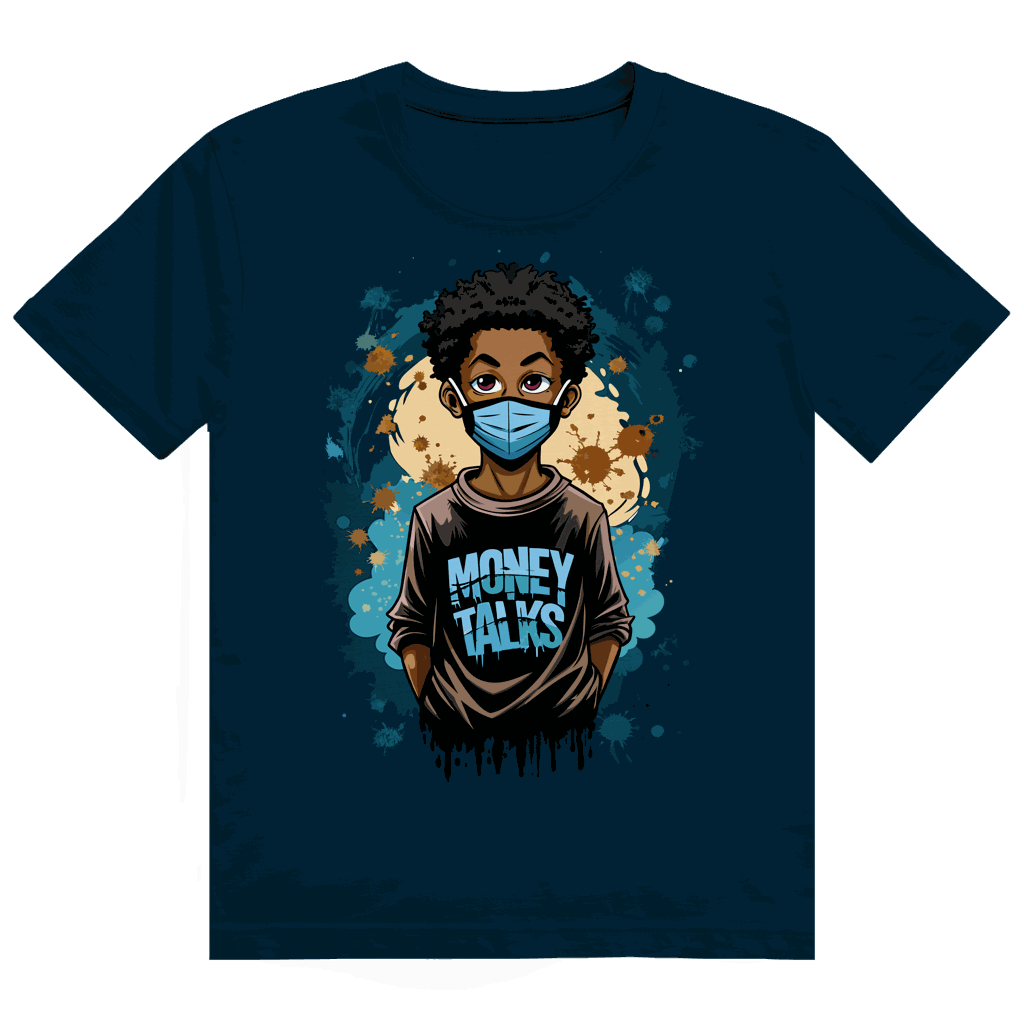Heavy Cotton T-Shirt - Money Talks Art Print | Division420®