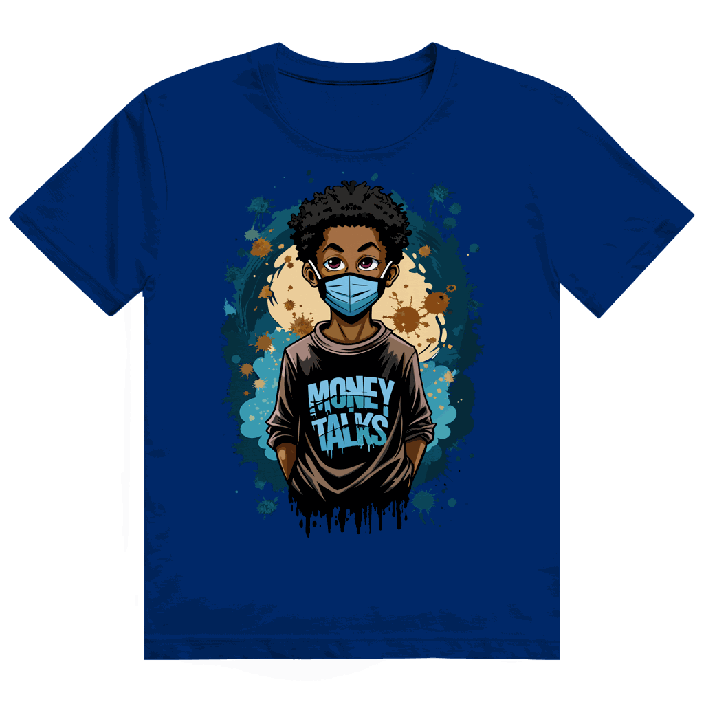 Heavy Cotton T-Shirt - Money Talks Art Print | Division420®