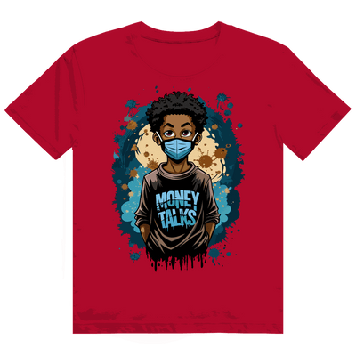 Heavy Cotton T-Shirt - Money Talks Art Print | Division420®