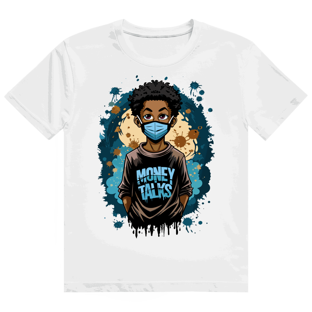 Heavy Cotton T-Shirt - Money Talks Art Print | Division420®