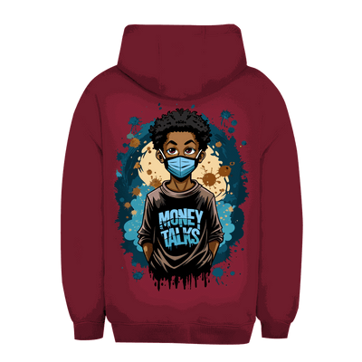 Unisex Oversize Hoodie - Money Talks Art Print | Division420®