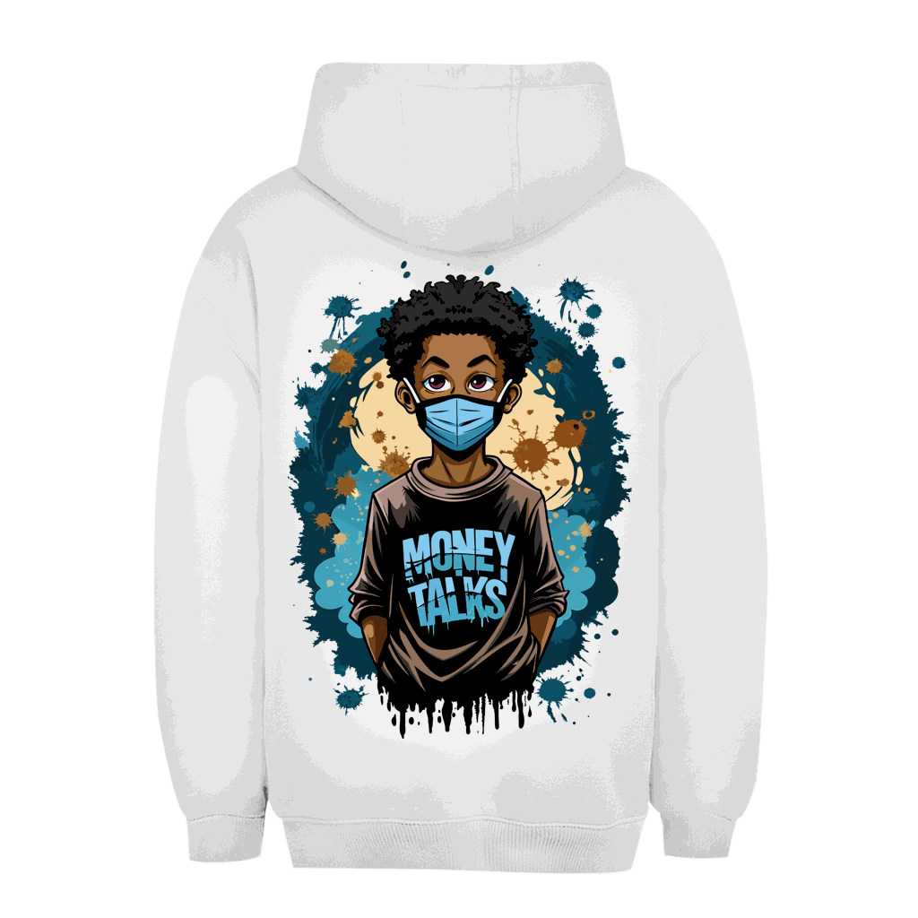 Unisex Oversize Hoodie - Money Talks Art Print | Division420®