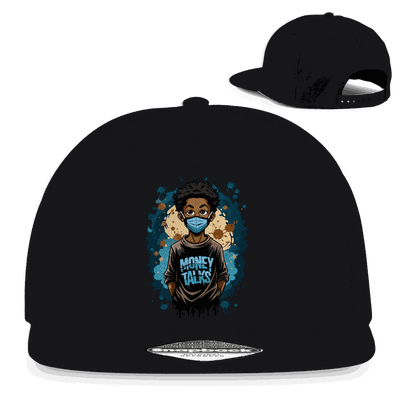 Snapback Rapper Cap - Money Talks Art Print | Division420®