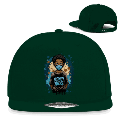 Snapback Rapper Cap - Money Talks Art Print | Division420®