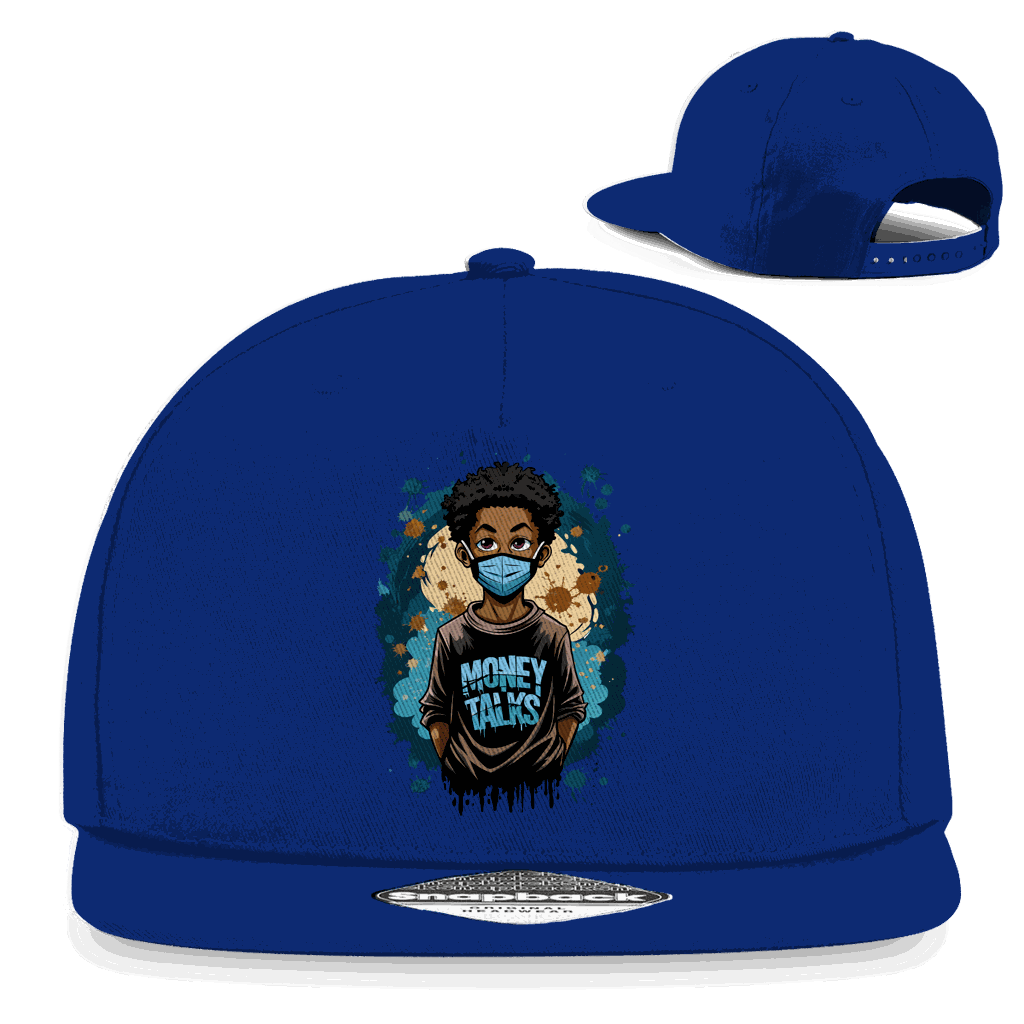 Snapback Rapper Cap - Money Talks Art Print | Division420®