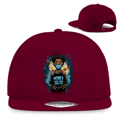 Snapback Rapper Cap - Money Talks Art Print | Division420®