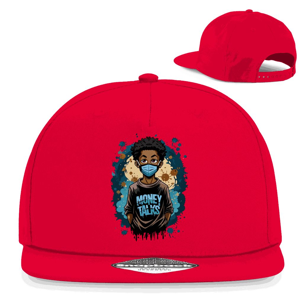 Snapback Rapper Cap - Money Talks Art Print | Division420®