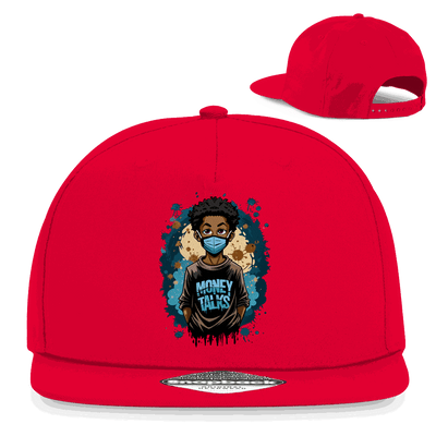 Snapback Rapper Cap - Money Talks Art Print | Division420®