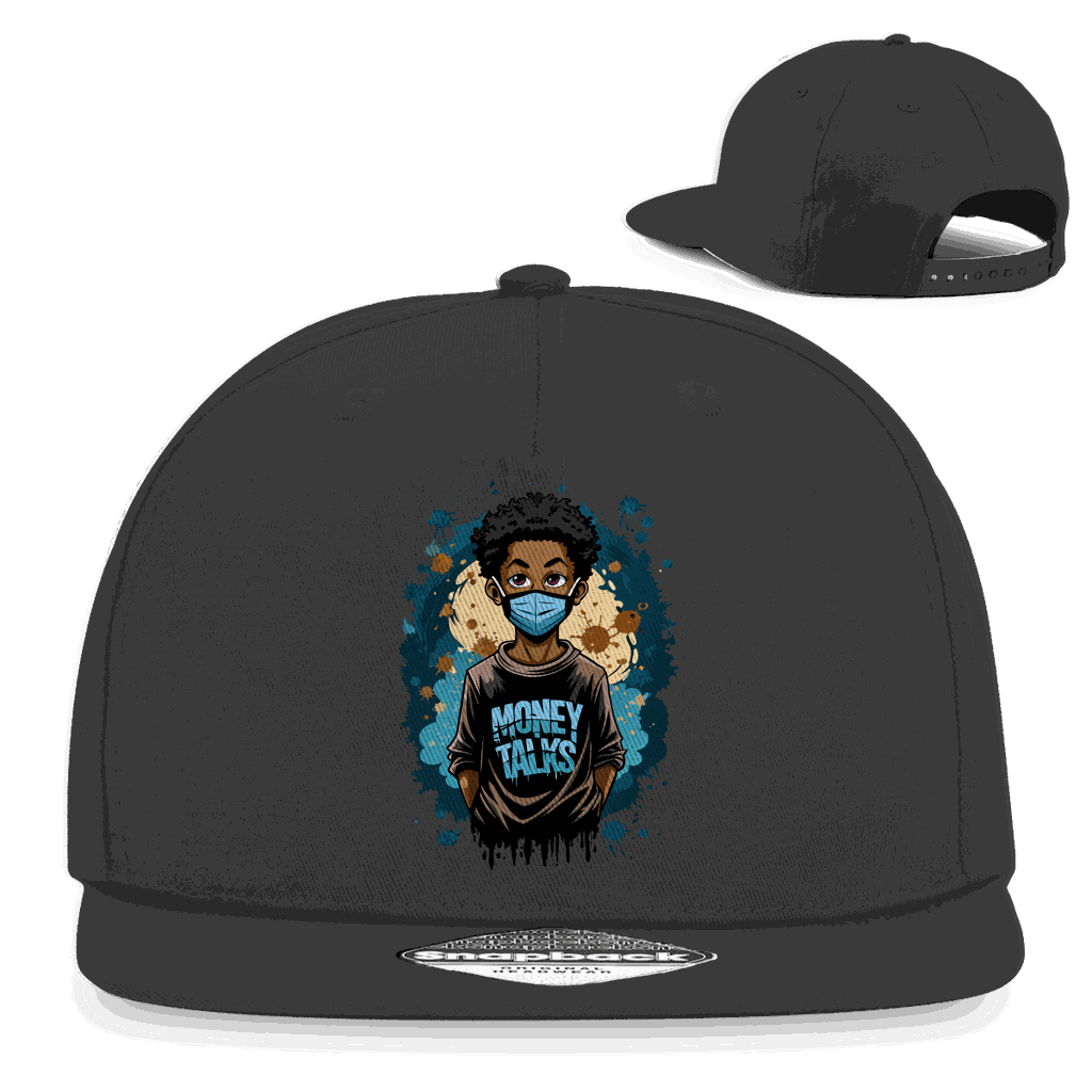Snapback Rapper Cap - Money Talks Art Print | Division420®