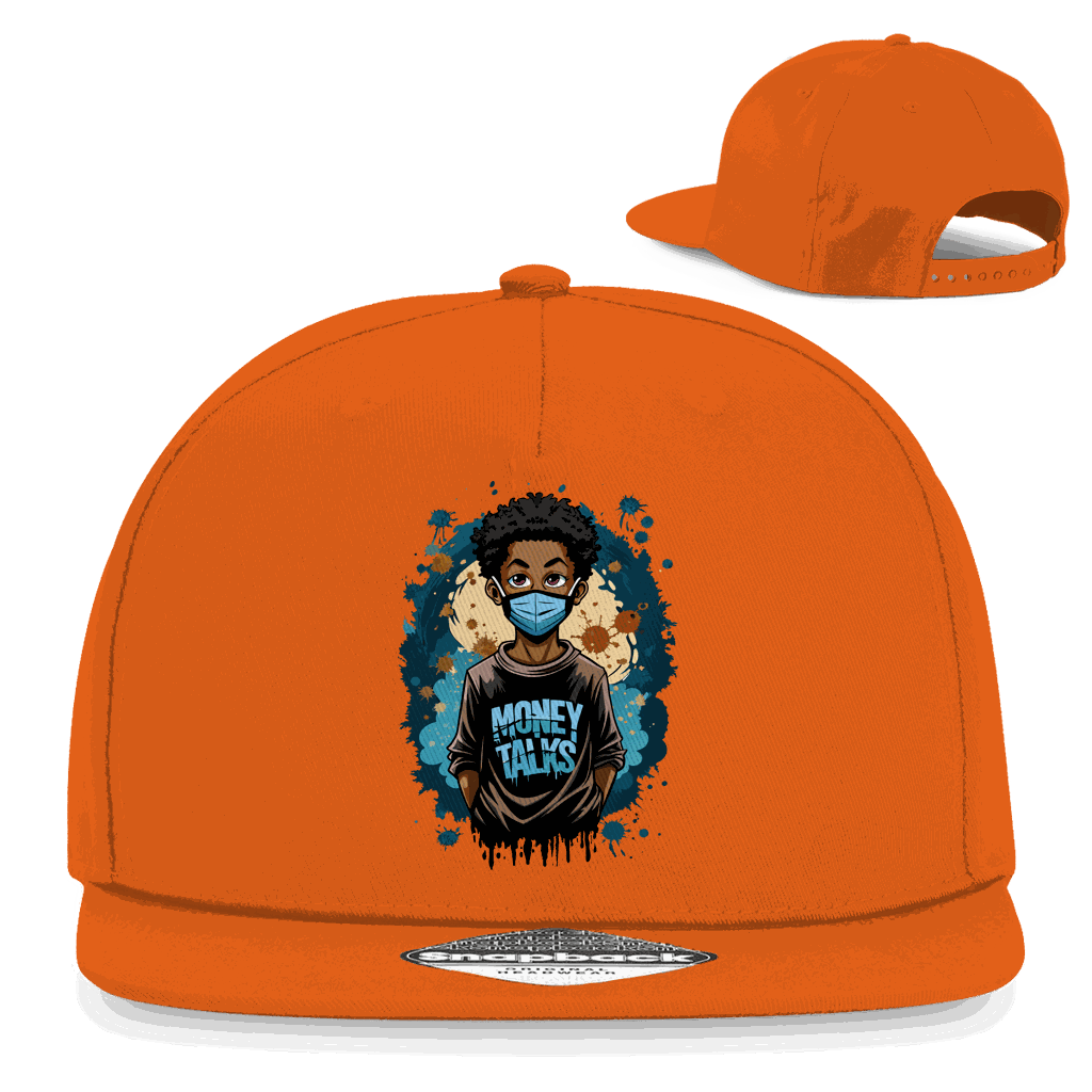 Snapback Rapper Cap - Money Talks Art Print | Division420®