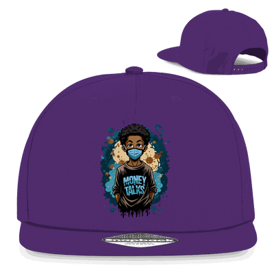 Snapback Rapper Cap - Money Talks Art Print | Division420®