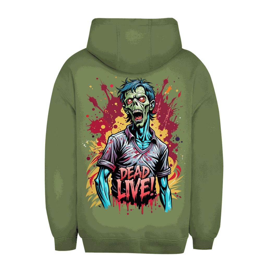 Unisex Oversize Hoodie - Dead Live! | Division420®