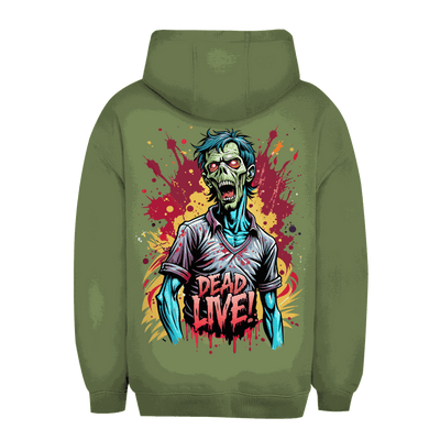 Unisex Oversize Hoodie - Dead Live! | Division420®