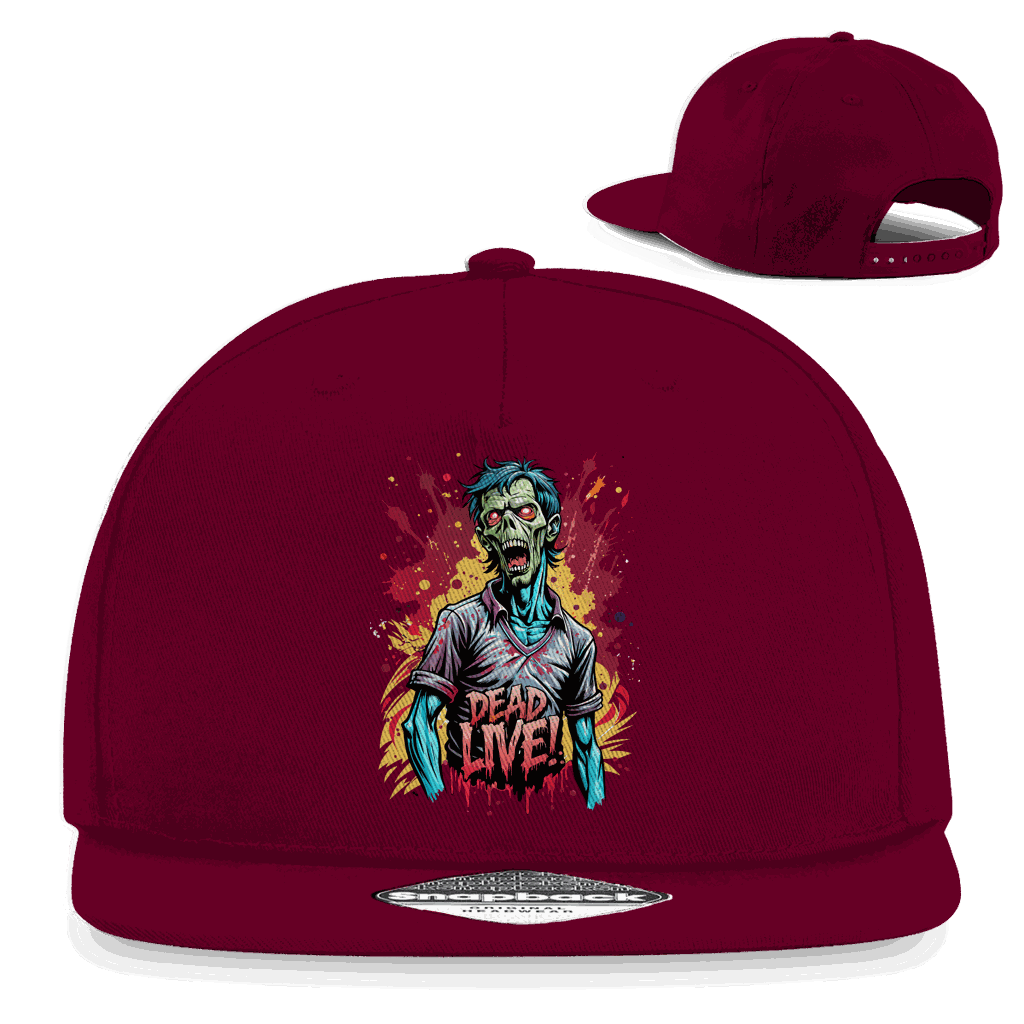 Snapback Rapper Cap - Dead Live! | Division420®