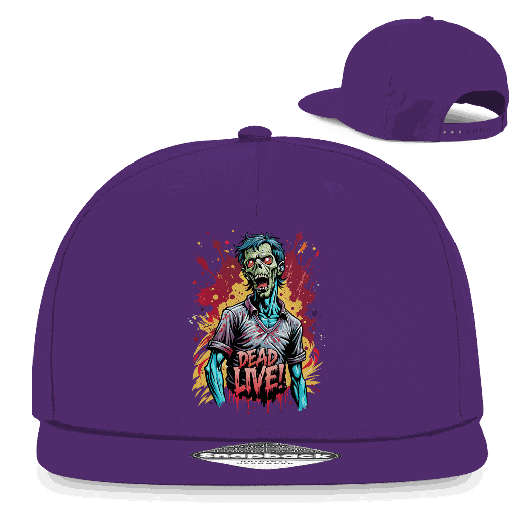 Snapback Rapper Cap - Dead Live! | Division420®